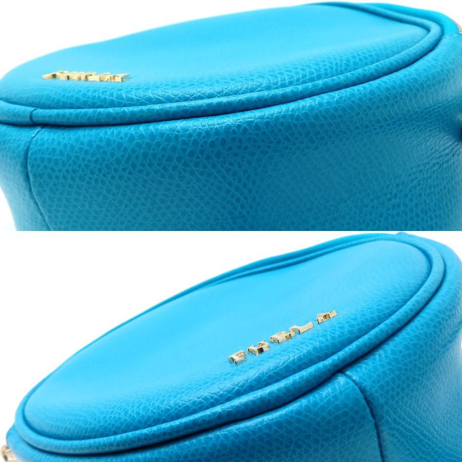 FURLA（フルラ） ショルダーバッグ レザー ターコイズブルー 