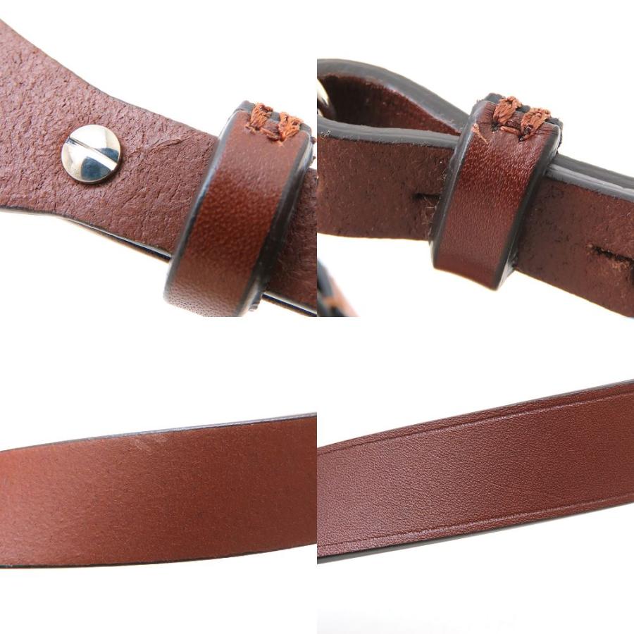 FENDI フェンディ 7M0295 ショルダーバッグ レザー ブラウン  