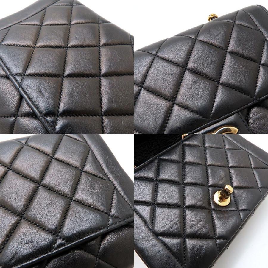 ひとみっち CHANEL マトラッセ　ブラック ラムスキン CHANEL（シャネル） マトラッセ チェーン ミニハンドバッグ ラムスキン