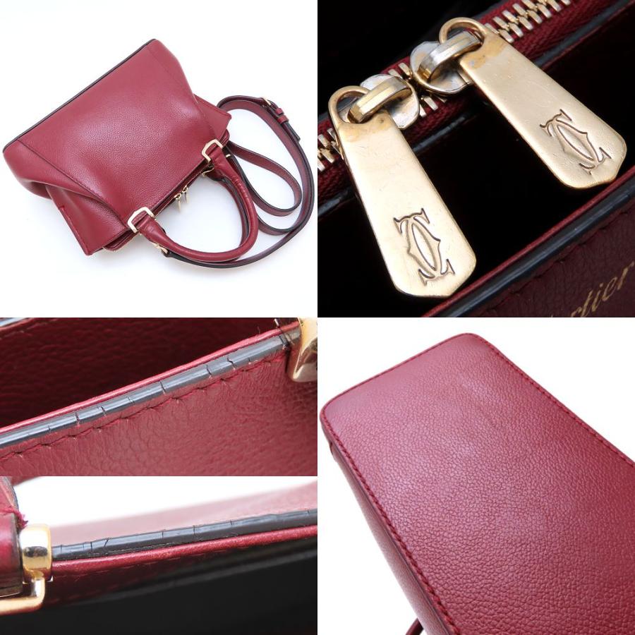 Cartier（カルティエ） Cドゥカルティエミニ 2Way ハンドバッグ レザー