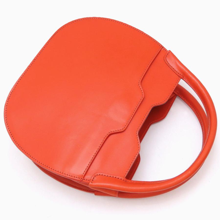 HIROFU（ヒロフ） ハンドバッグ レザー オレンジ レディース/352830  
