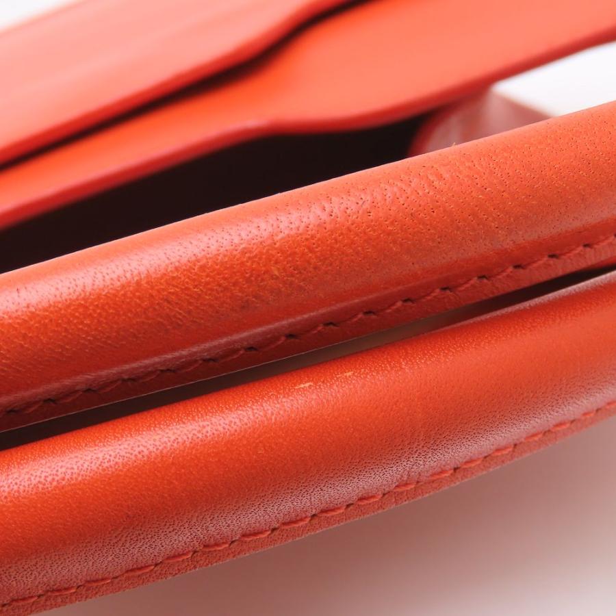 HIROFU（ヒロフ） ハンドバッグ レザー オレンジ レディース/352830  
