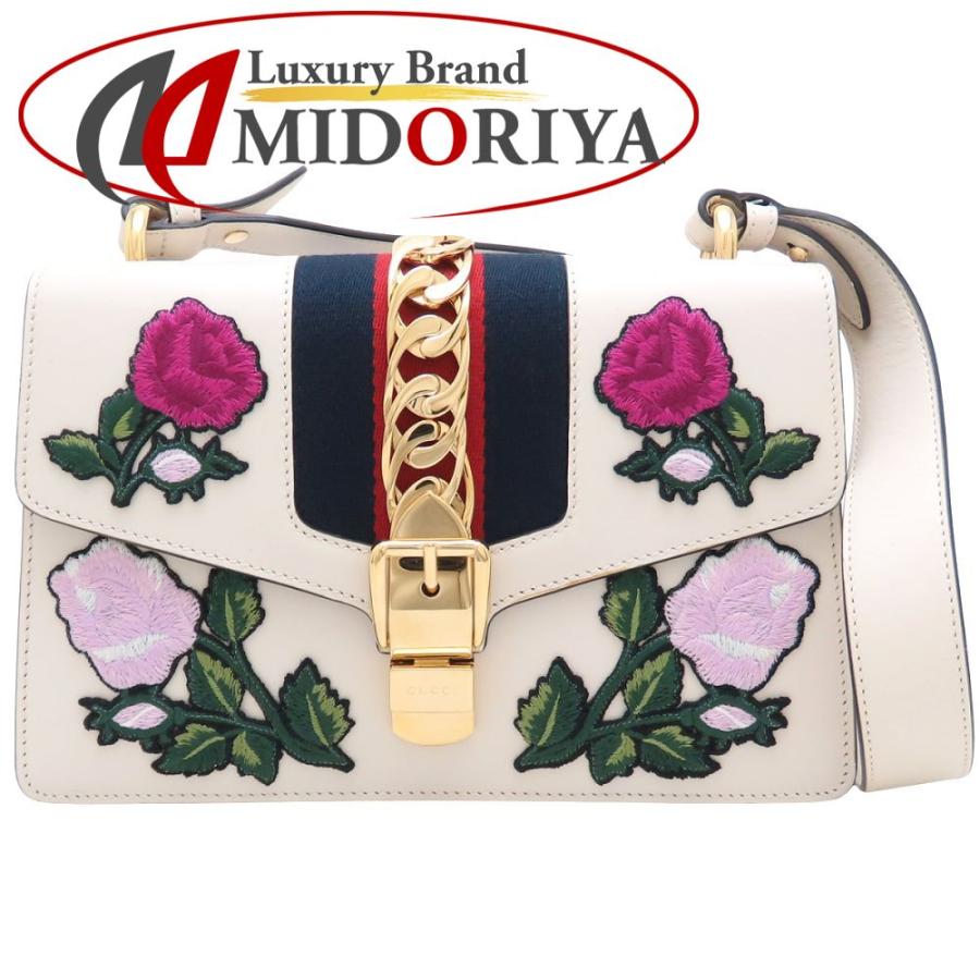 GUCCI（グッチ） シルヴィ フラワー エンブロイダリー 421882 