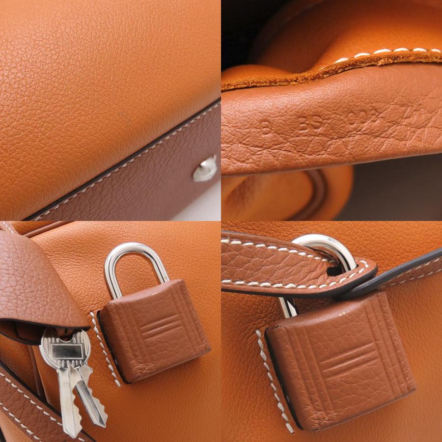HERMES エルメス プティ クーリエ ショルダーバッグ エヴァーカラー×トリヨンクレマンス Toffee トフィー Gold ゴールド レディース/352845【中古】 HERMES（エルメス） プティ クーリエ ショルダーバッグ エヴァーカラー