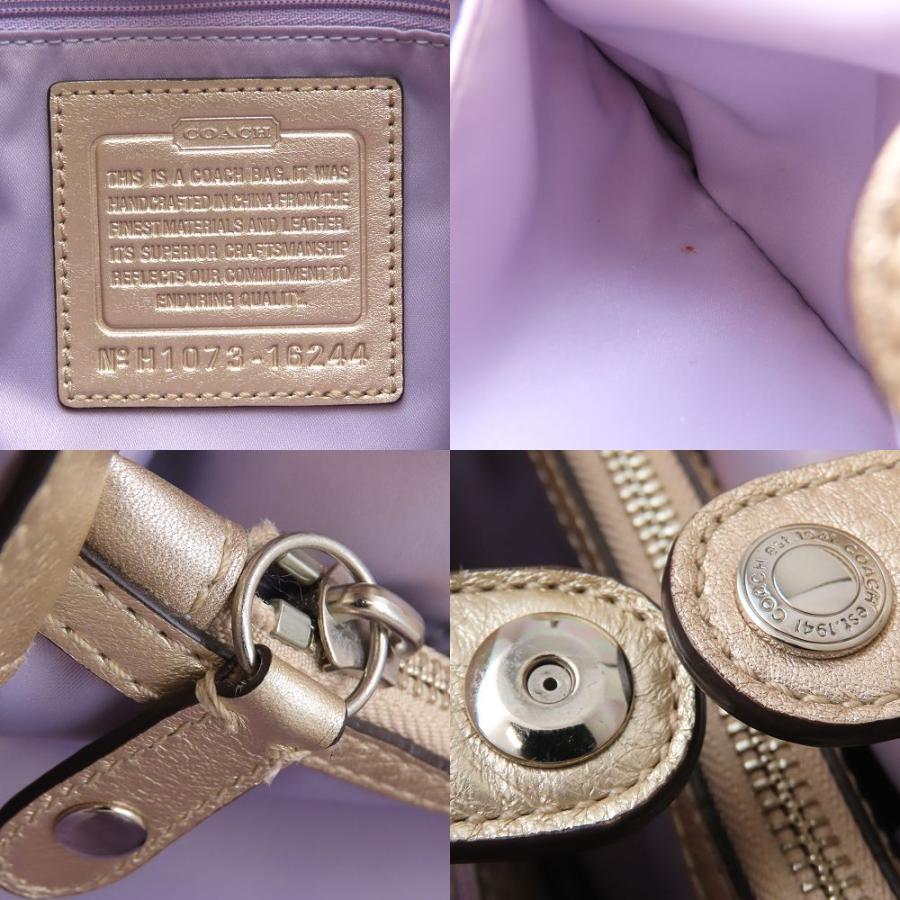 COACH（コーチ） 16244 トートバッグ レザー ゴールド レディース