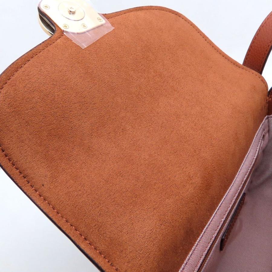 COLE HAAN コールハーン クラシックミニバッグ ショルダーバッグ レザーxスエード ブリティッシュタン レディース/352905【未使用】 COLE HAAN（コールハーン） クラシックミニバッグ ショルダーバッグ