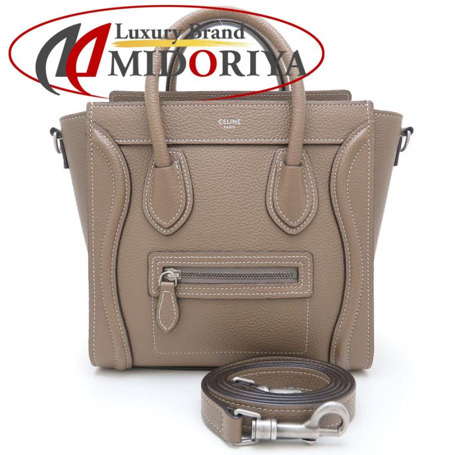 CELINE セリーヌ ラゲージナノショッパー 189243 2Way ハンドバッグ