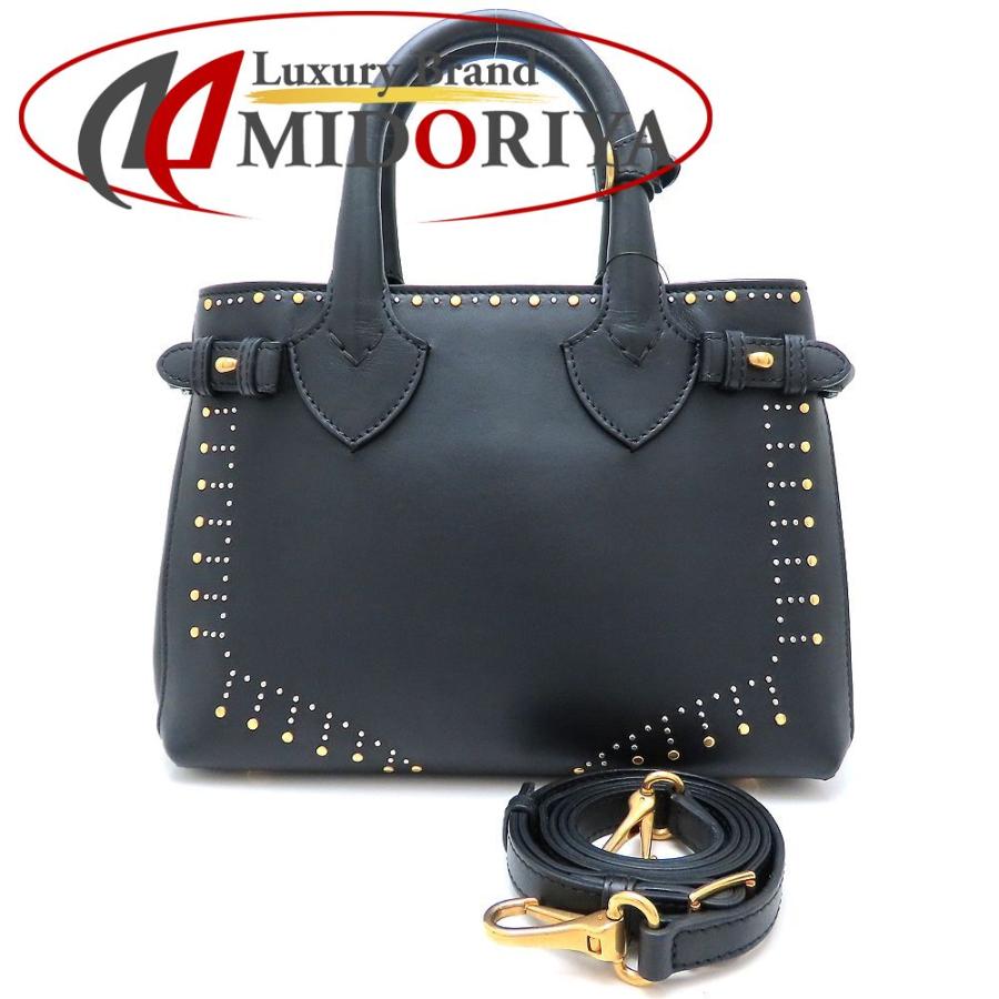 極美品 BURBERRY バーバリー 2way レザーショルダーバッグ BURBERRY（バーバリー） 2Way ショルダーバッグ レザー ブラック