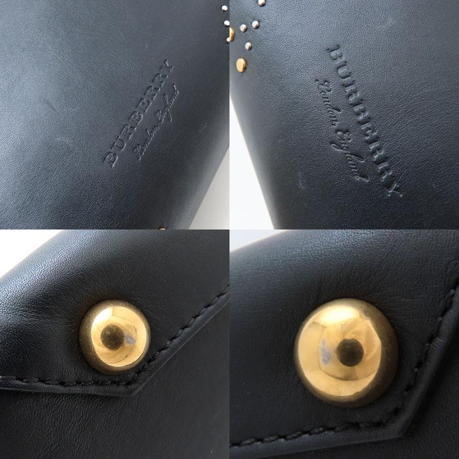 BURBERRY（バーバリー） 2Way ショルダーバッグ レザー ブラック
