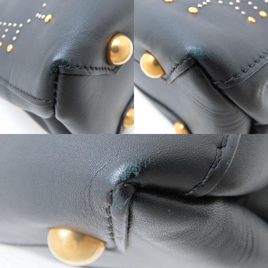 BURBERRY（バーバリー） 2Way ショルダーバッグ レザー ブラック