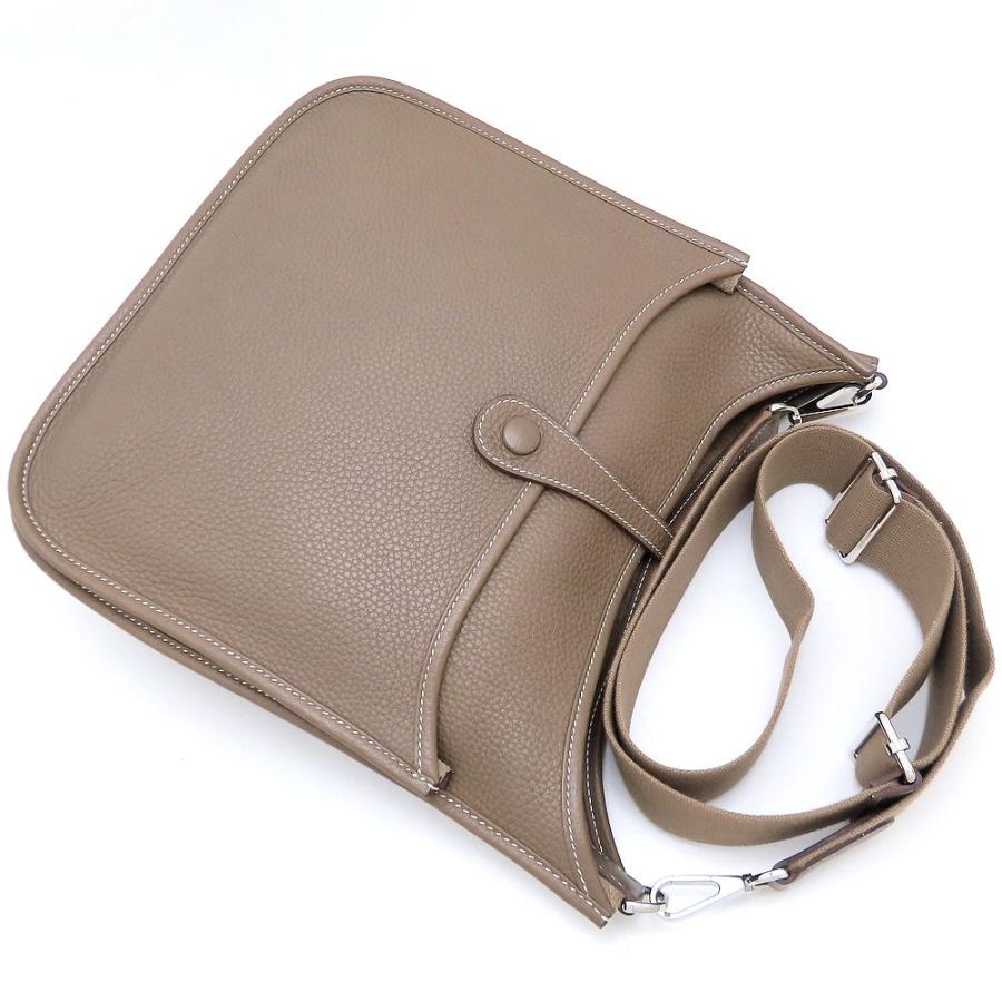 HERMES エルメス エヴリン 3 PM エブリン ショルダーバッグ D刻印 2019年 トリヨンクレマンス エトゥープ レディース/352944【中古】 HERMES（エルメス） エヴリン 3 PM エブリン ショルダーバッグ D刻印