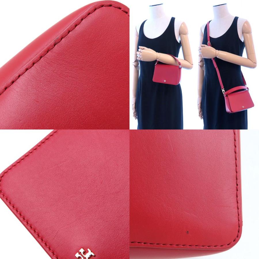 TORY BURCH（トリーバーチ） ショルダーバッグ レザー レッド 
