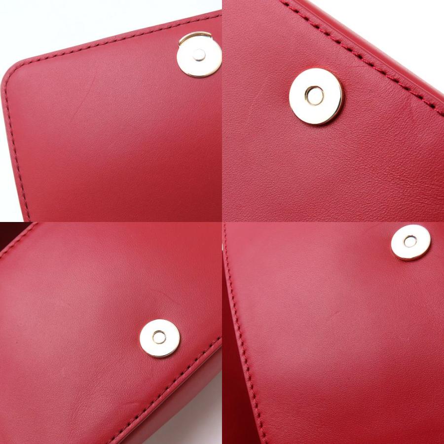 TORY BURCH（トリーバーチ） ショルダーバッグ レザー レッド 