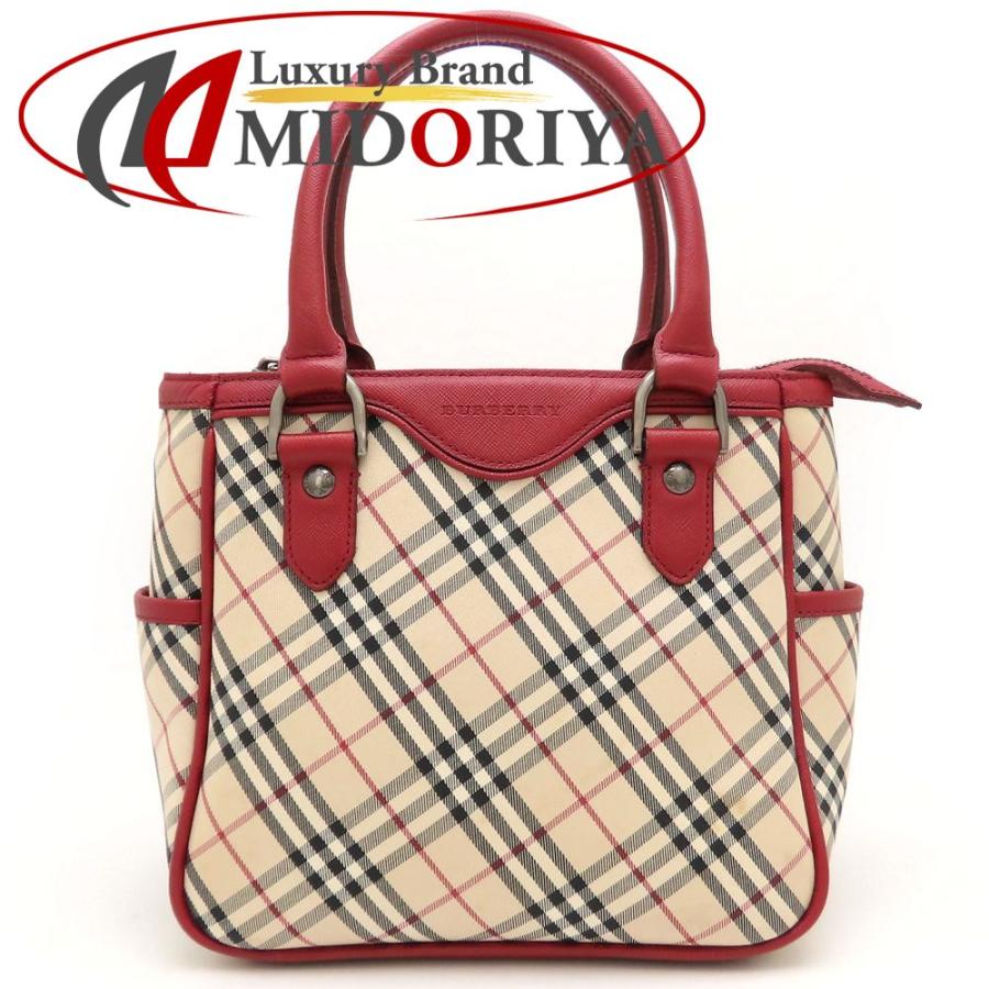 BURBERRY（バーバリー） ハンドバッグ ノバチェック キャンバスxレザー