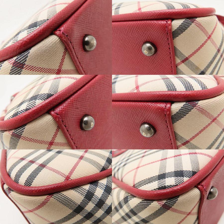 BURBERRY（バーバリー） ハンドバッグ ノバチェック キャンバスxレザー