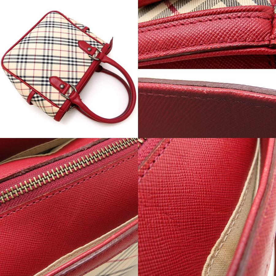 BURBERRY（バーバリー） ハンドバッグ ノバチェック キャンバスxレザー