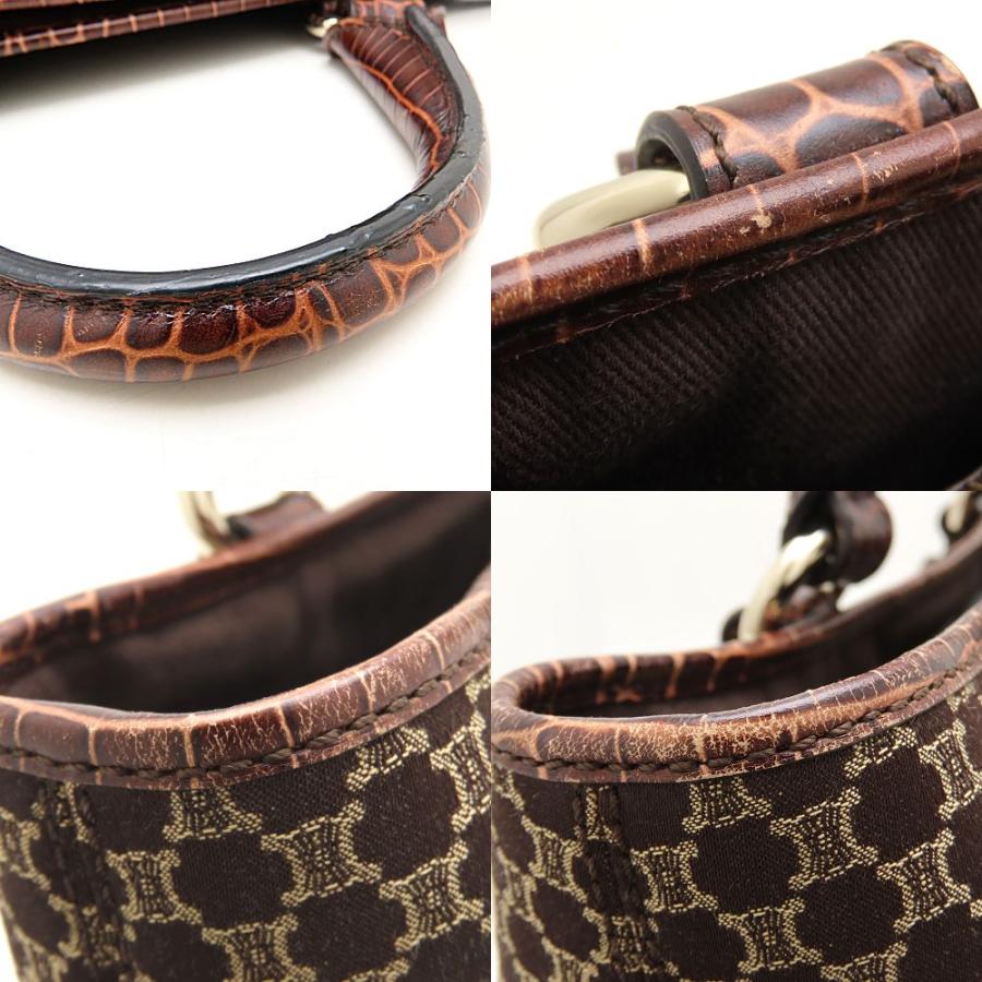 CELINE（セリーヌ） ブギーバッグ ハンドバッグ 型押しレザーx