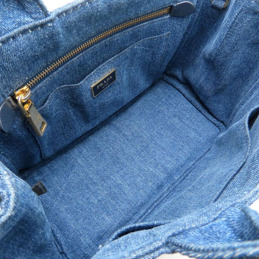 PRADA（プラダ） カナパ 1BG439 ハンドバッグ トートバッグ デニム