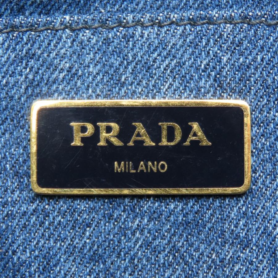 PRADA（プラダ） カナパ 1BG439 ハンドバッグ トートバッグ デニム