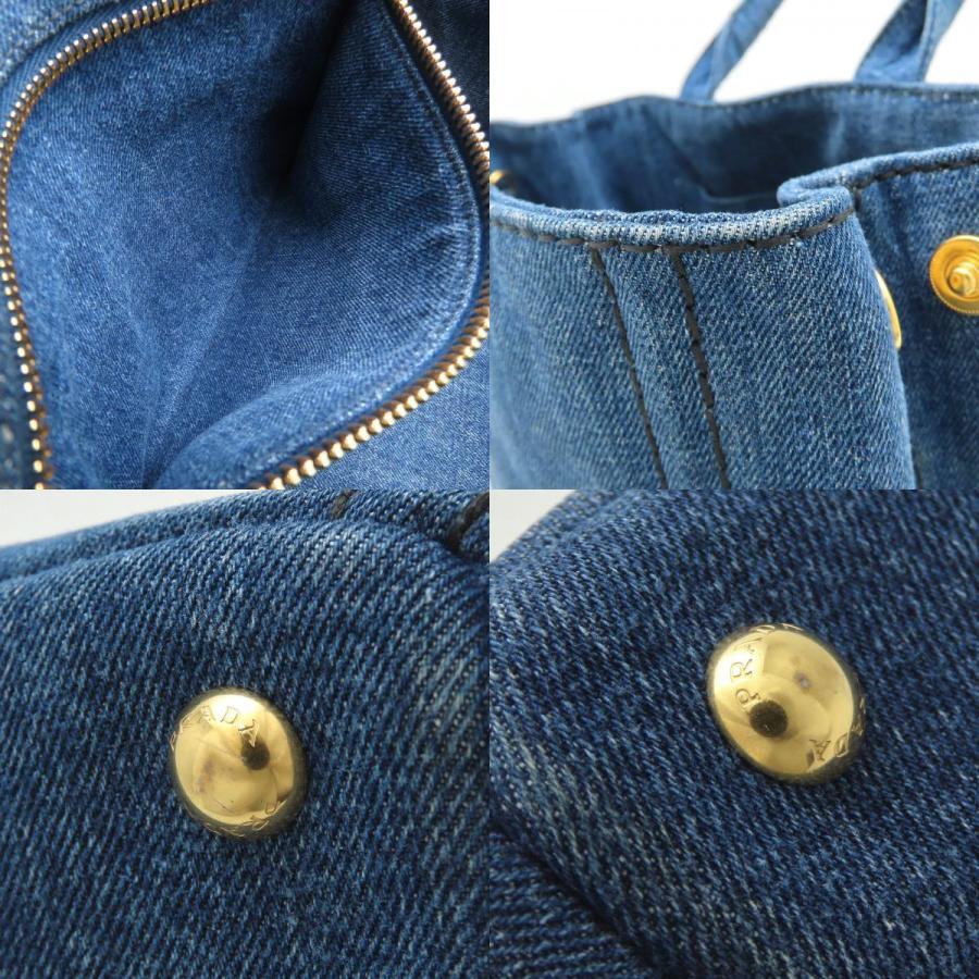 PRADA（プラダ） カナパ 1BG439 ハンドバッグ トートバッグ デニム