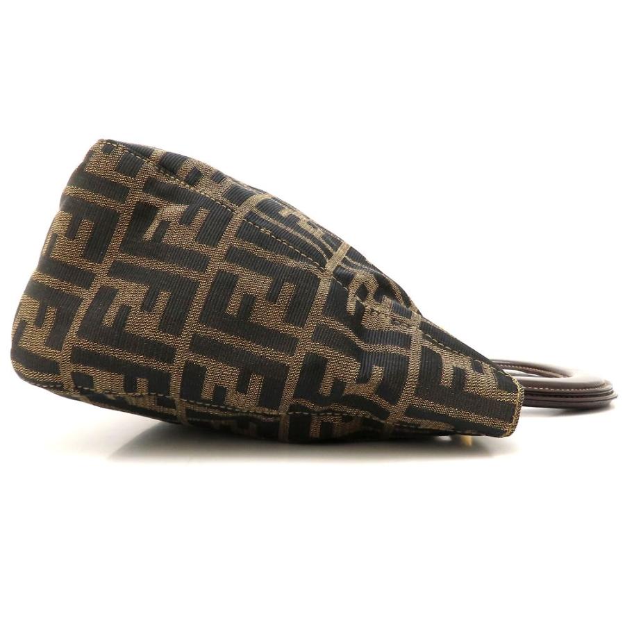 FENDI（フェンディ） ズッカ トートバッグ キャンバスxレザー ブラウン