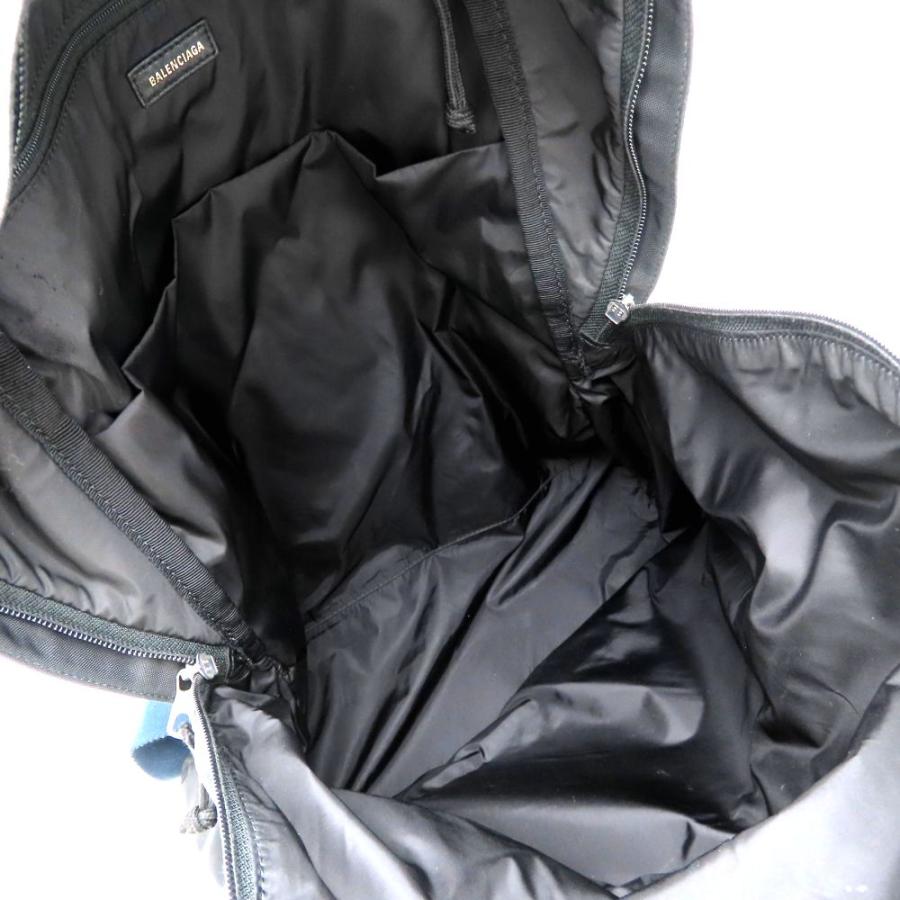 BALENCIAGA バレンシアガ 507460 リュック・バックパック ナイロン ブラック アウトレット メンズ/353175【中古】_4