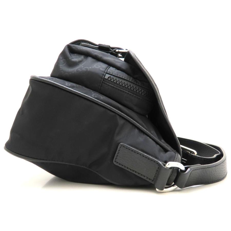 美品 GUCCI グッチ トートバッグ GGナイロン ショルダーバッグ 総柄 GUCCI（グッチ） 510335 ショルダーバッグ ナイロンxレザー ブラック