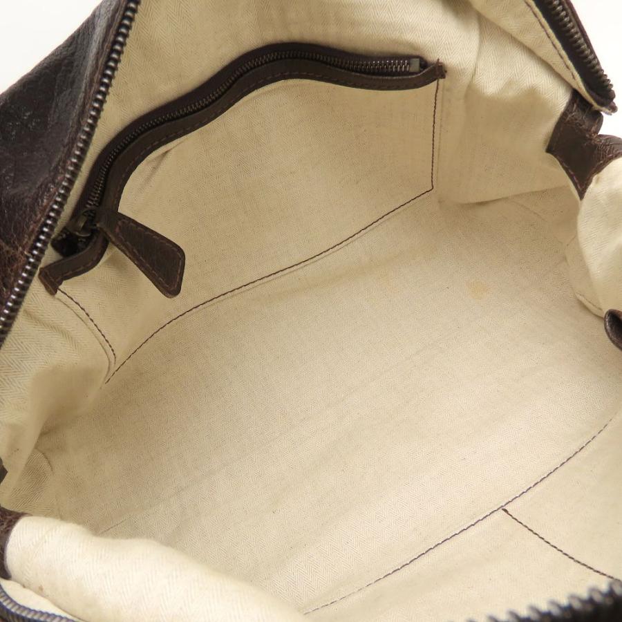 genten（ゲンテン） トートバッグ レザー ダークブラウン系 レディース