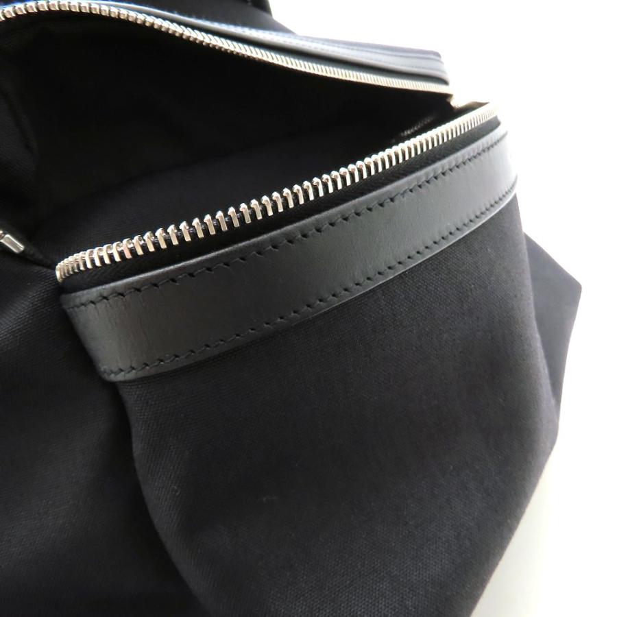 SAINT LAURENT PARIS サンローランパリ CITY シティ 534967 リュック・バックパック キャンバスxレザー ブラック メンズ/353227【中古】_6
