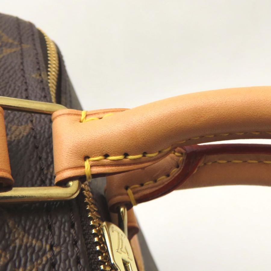 ルイヴィトン　ハンドバッグ　スピーディ30 モノグラム　ブラウン　ヌメ革 LOUIS VUITTON（ルイ・ヴィトン） モノグラム スピーディ・バンド