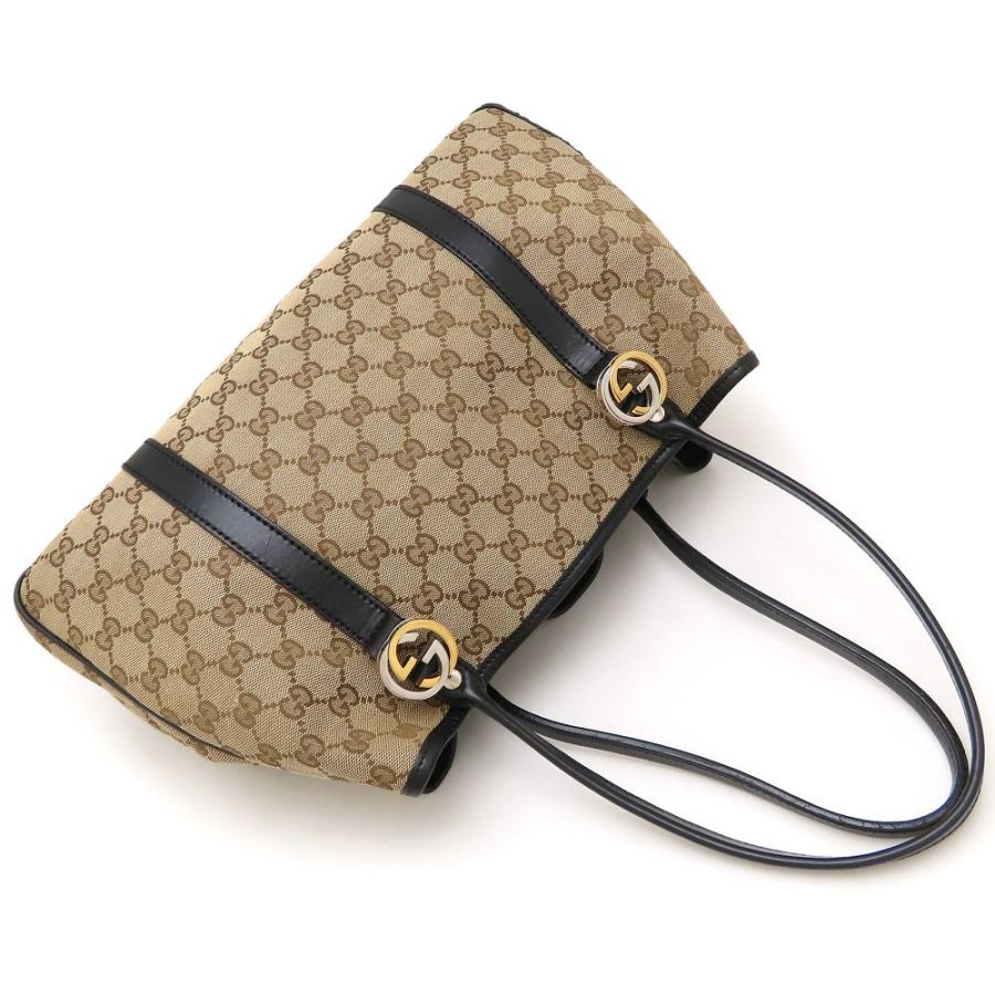 GUCCI（グッチ） 232957 トートバッグ GGキャンバスxレザー ベージュ