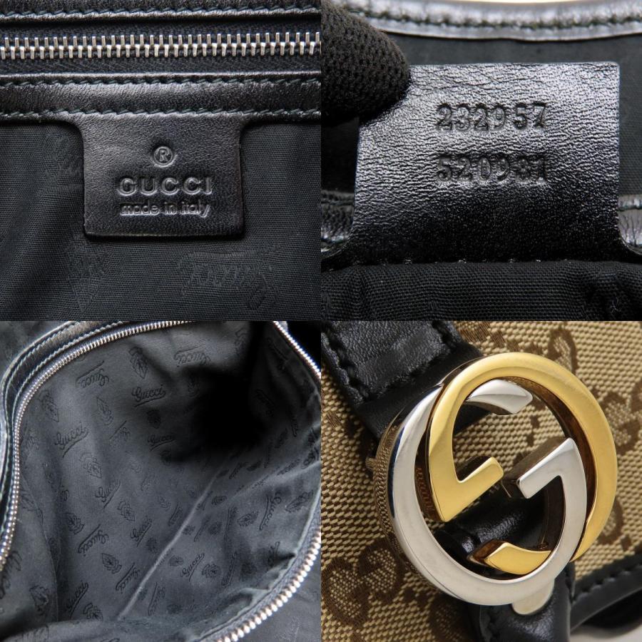 GUCCI（グッチ） 232957 トートバッグ GGキャンバスxレザー ベージュ