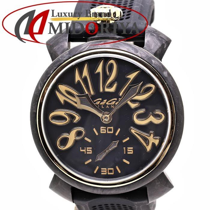 ガガミラノ マヌアーレ 48mm カーボン 世界限定300本 ラバー メンズ Gaga Milano 6064 01s 中古 腕時計 株式会社midoriya 通販 Yahoo ショッピング