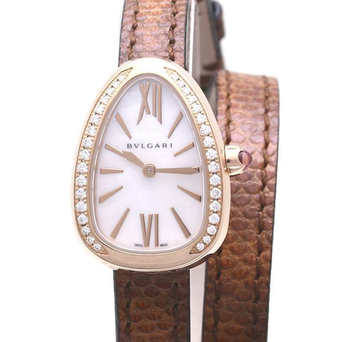 ブルガリ Bvlgari セルペンティ ベゼルダイヤ Spp27wpgdl ピンクゴールド シェル レディース スネーク 中古 腕時計 株式会社midoriya 通販 Yahoo ショッピング