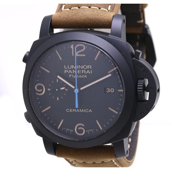 パネライ PANERAI ルミノール 1950 3デイズ クロノ フライバック セラミカ PAM00580 /36707 【中古】 腕時計｜phasemidoriya78｜09