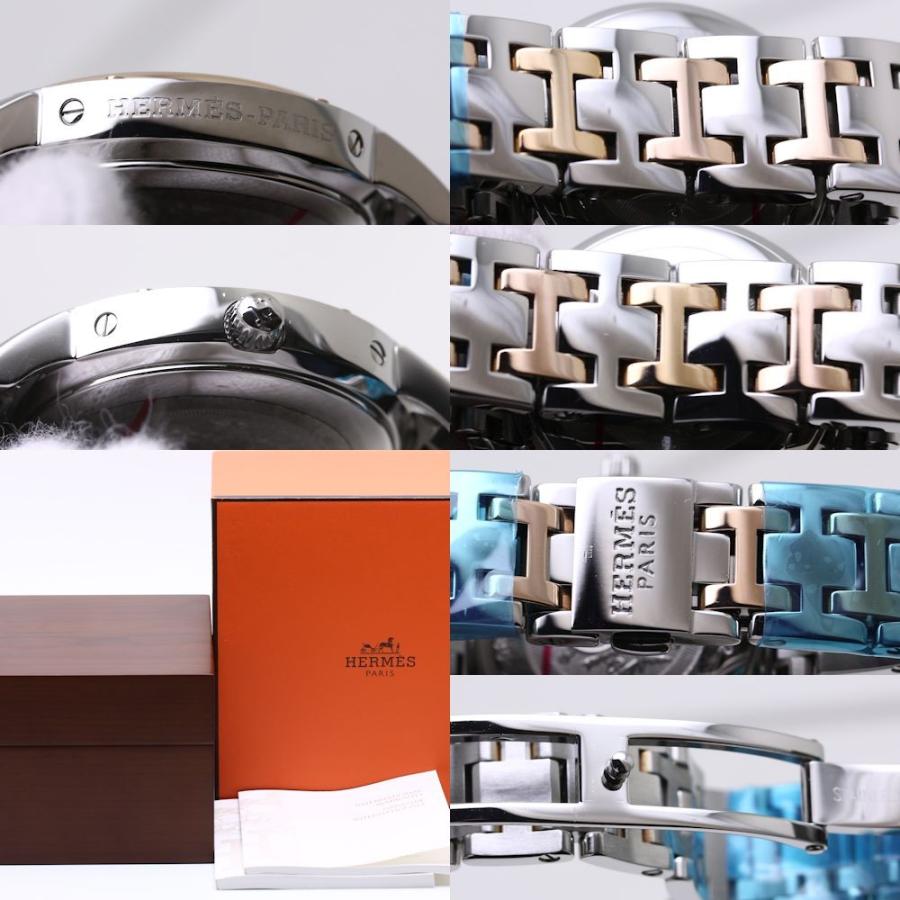 【ラスト1点】 エルメス HERMES クリッパー ベゼルダイヤモンド シェル CP1.222.212/4970 レディース /37034 【中古】 腕時計 【AA4460064939】(160380円)