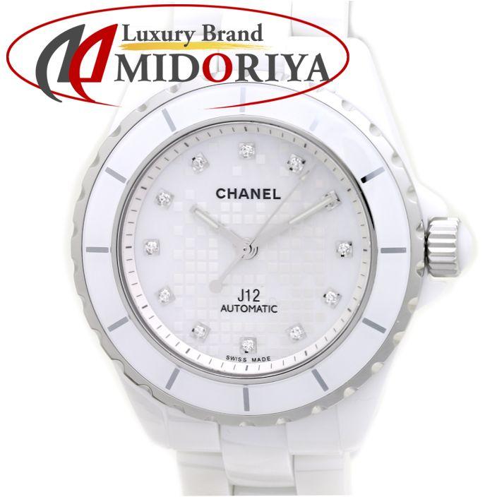 Chanel シャネル 銀座ブティック5周年限定 J12 39ｍｍ H2512 ダイヤ シェル メンズ 中古 腕時計 株式会社midoriya 通販 Yahoo ショッピング