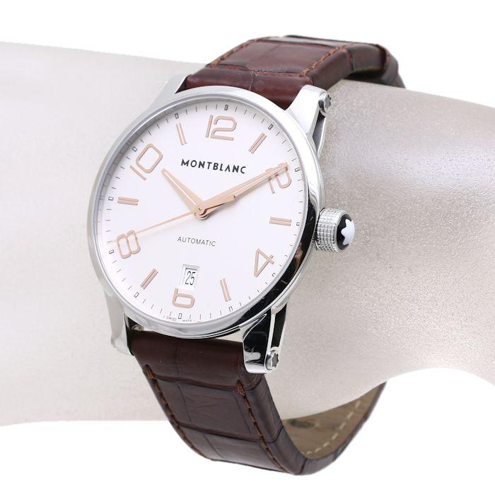 【新商品】 モンブラン MONTBLANC タイムウォーカー 自動巻き 105813 メンズ /37169 【中古】 腕時計 【ZY1505876323】(54150円)