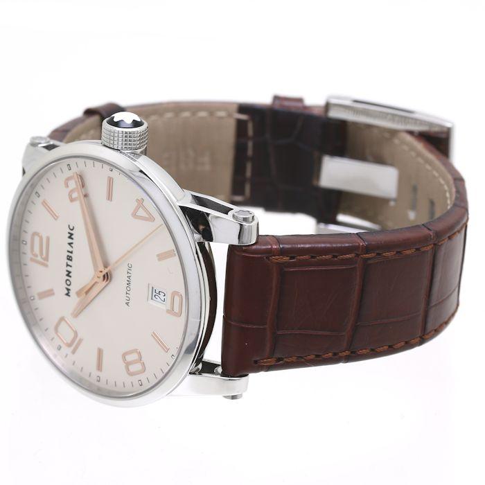 【新商品】 モンブラン MONTBLANC タイムウォーカー 自動巻き 105813 メンズ /37169 【中古】 腕時計 【ZY1505876323】(54150円)
