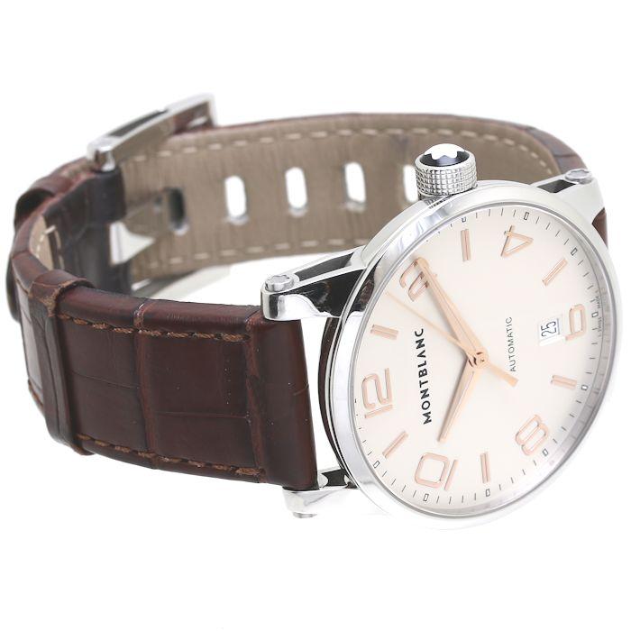 【新商品】 モンブラン MONTBLANC タイムウォーカー 自動巻き 105813 メンズ /37169 【中古】 腕時計 【ZY1505876323】(54150円)