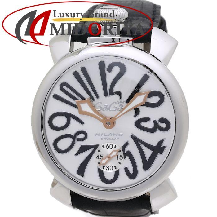 ガガミラノ マヌアーレ 48mm メンズ Gaga Milano 5010 07s 手巻き 中古 腕時計 株式会社midoriya 通販 Yahoo ショッピング