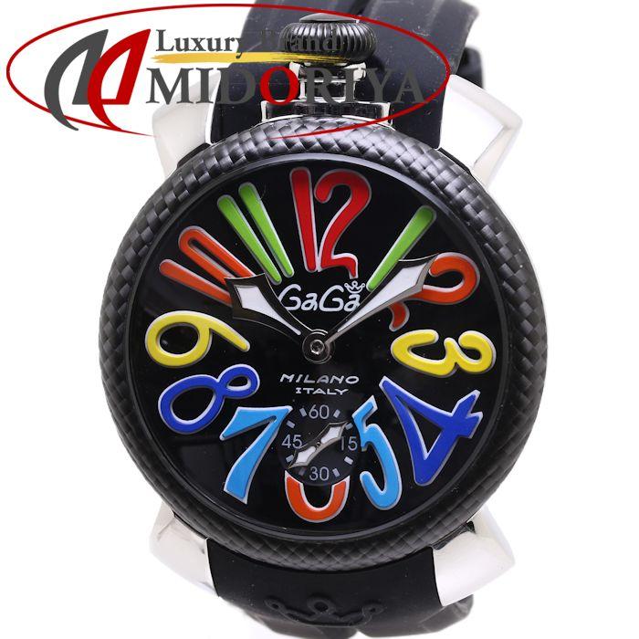GaGa MILANO 5015.01S ガガミラノ マヌアーレ48 マルチカラー カーボン