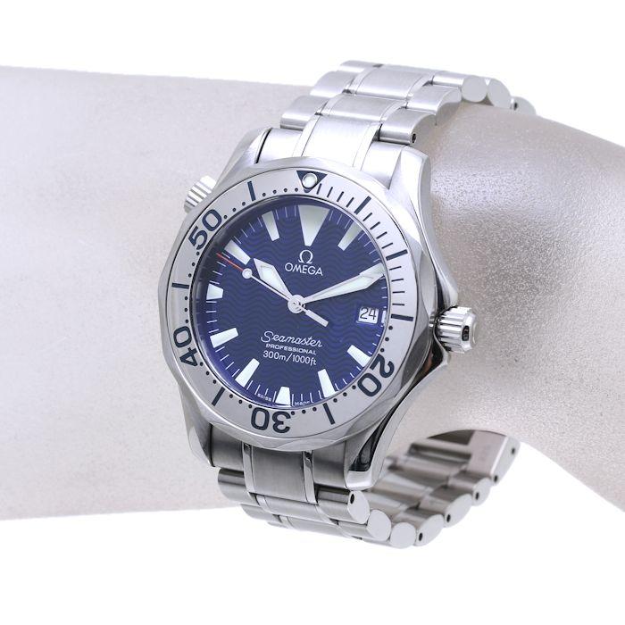 動作確認 オメガ【OMEGA】 2263.80 シーマスター300 ブルー プロダイバーズ クォーツ ボーイズ /37293 【中古】 腕時計 【YWU1692003672】(60843円)
