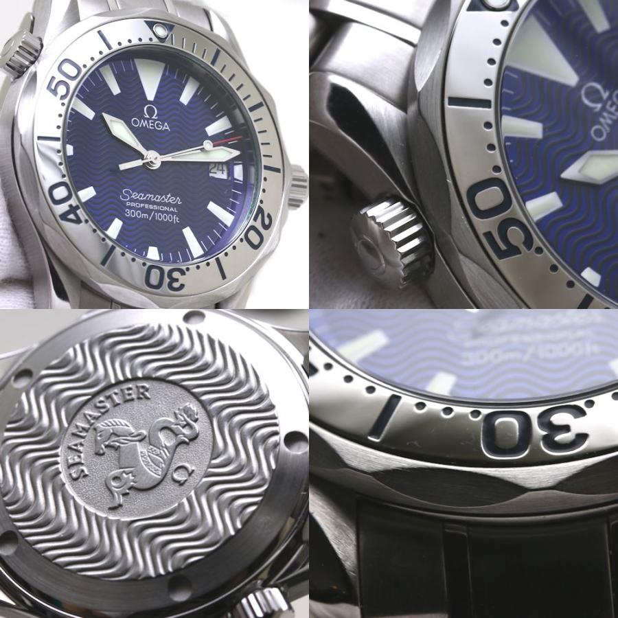 動作確認 オメガ【OMEGA】 2263.80 シーマスター300 ブルー プロダイバーズ クォーツ ボーイズ /37293 【中古】 腕時計 【YWU1692003672】(60843円)