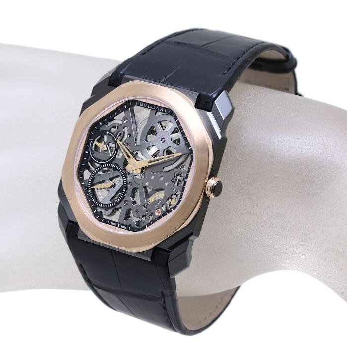 Bvlgari ブルガリ オクト フィニッシモ スケルトン Bgo40bspglxt Sk Bgo40spgxtsk メンズ 手巻き 中古 腕時計 株式会社midoriya 通販 Yahoo ショッピング