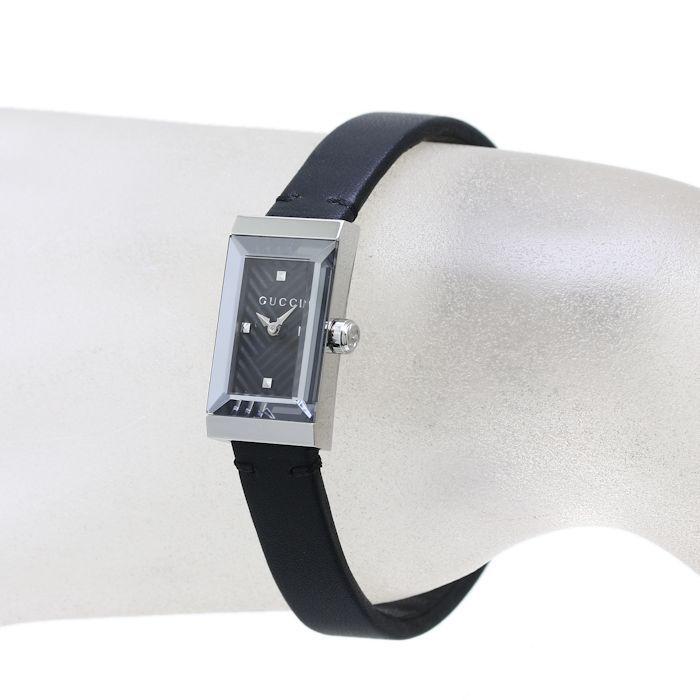 【GUCCI】グッチ Gフレーム 147.5 YA147504 クォーツ レディース /37411 【未使用】 腕時計 未使用