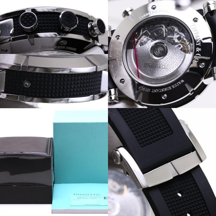 完動品 TIFFANY&CO. ティファニー アトラス ジェント クロノグラフ ラバー メンズ Z10008212A21A 91A 【仕上げ済】/37713 【中古】 腕時計 【X2951960207】(106150円)