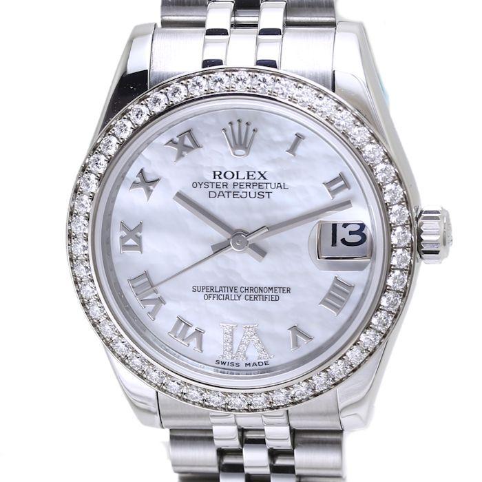 ジオモナコ純正ベゼルダイヤ巻き 文字盤ホワイト1番人気色 メンズ - 時計 