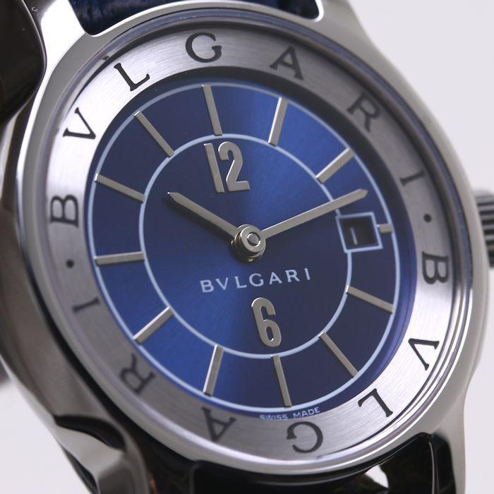 BVLGARI ブルガリ ソロテンポ ST29BSLD ST29S JAL機内販売限定 ブルー  