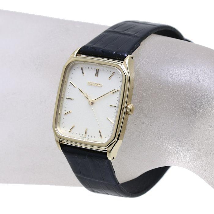 SEIKO(セイコー) / SEIKO RND LTH UASP/アナログ/レザー/GLD/BLK/SS 
